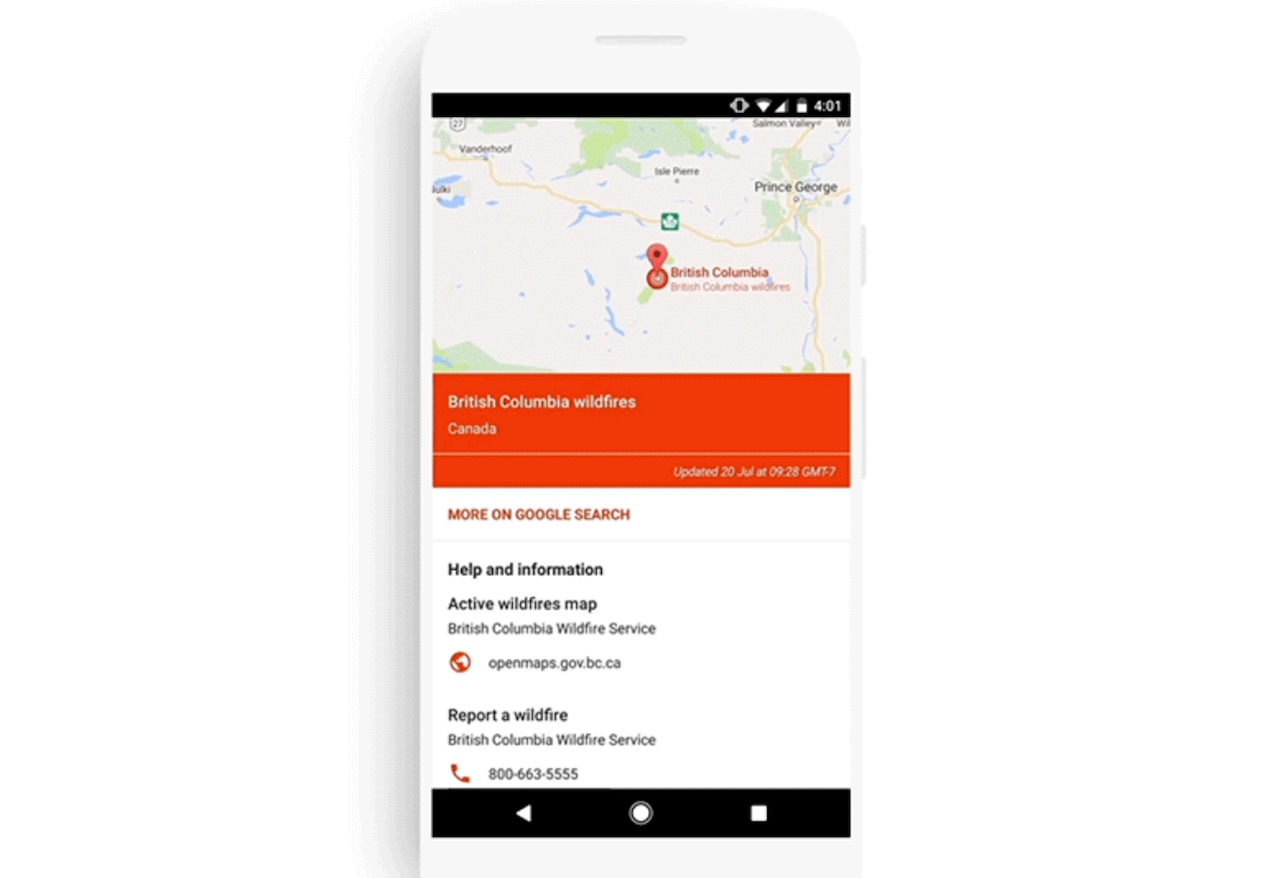 Google 的 SOS 警报功能在灾难来临时能救你一命 动点科技