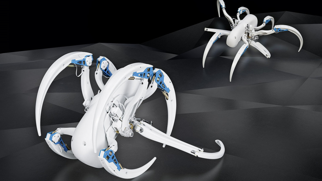 Festo 展示最新仿生机器人成果：会滚动的蜘蛛机器人和蝙蝠机器人
