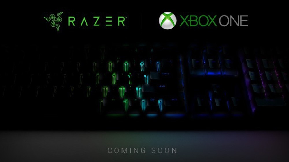 微软与 Razer 合作,为 Xbox One 追加键鼠操作支持
