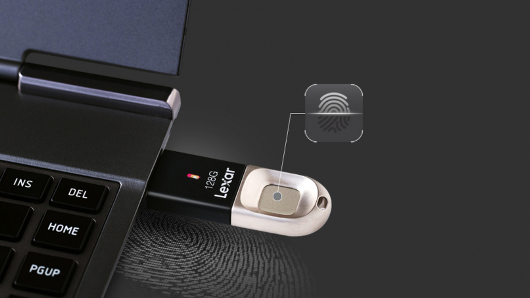 Lexar JumpDrive Fingerprint F35 USB 3.0 U 盘