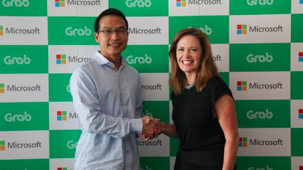 Grab 微软