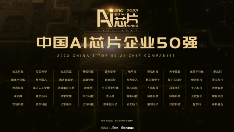 AI芯片峰会沸腾深圳!50强榜单重磅揭晓,三大新技术惊艳交锋 - 动点科技